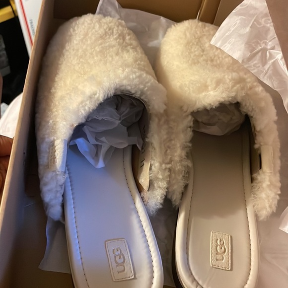 UGG NATURAL JANAYA COZY SLIPPERS MULE SIZE 11 - Picture 5 of 5